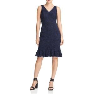NWT Navy Blue Donna Karan New York Lace Dress